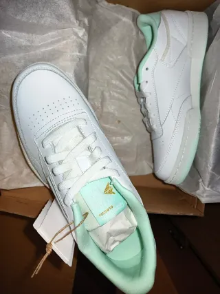 Reebok Deportivas Blancas y Verdes menta