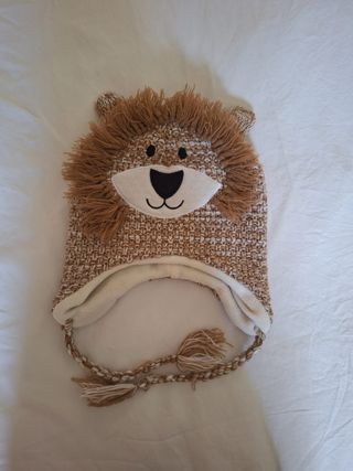 Berretto di lana per bambini con leone