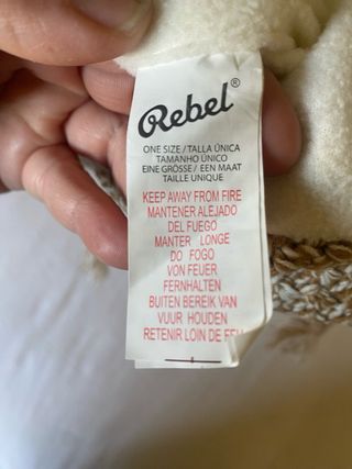 Berretto di lana per bambini con leone