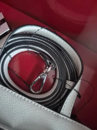 Set Bolso y Cartera Nine West Plateado