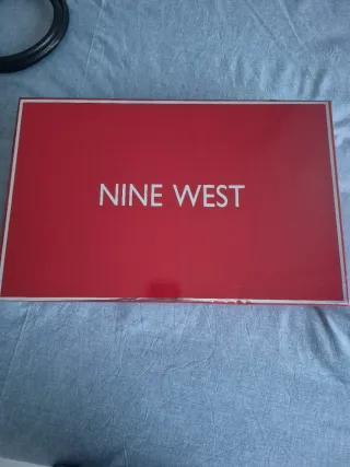 Set Bolso y Cartera Nine West Plateado