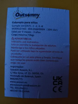 Columpio bebé.