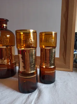 Juego de copas de whisky vintage