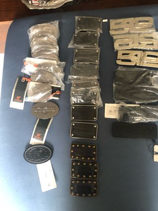 Lote de 22 hebillas para cinturón