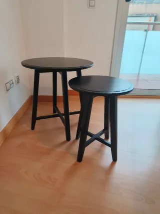 Mesas Nido KRAGSTA Ikea Negras
