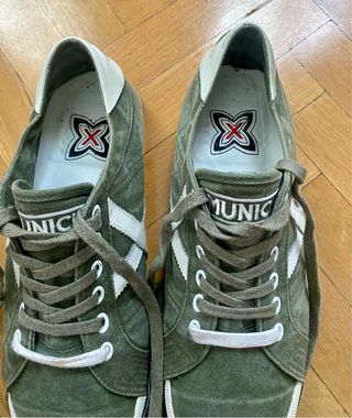 Zapatillas Munich Verdes y Blancas