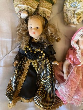 Lote de 10 Muñecas de Porcelana