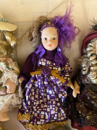 Lote de 10 Muñecas de Porcelana