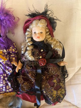 Lote de 10 Muñecas de Porcelana