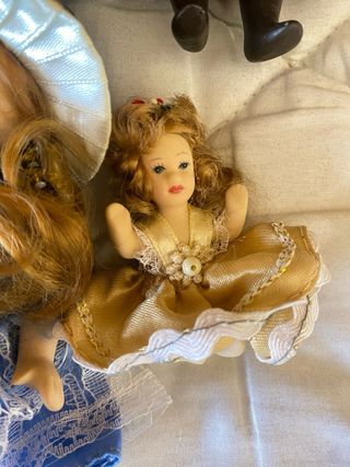 Lote de 10 Muñecas de Porcelana