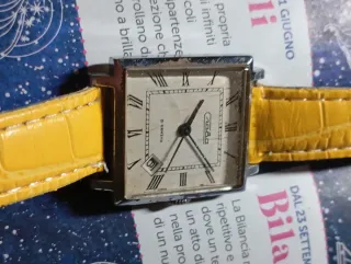 Orologio Slava Argento e Giallo