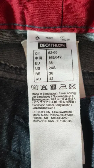 Pantalones de escalada azules