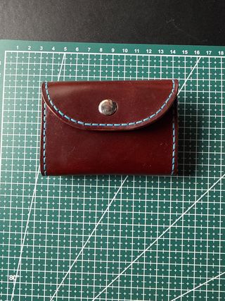 Monedero/Tarjetero hecho a mano