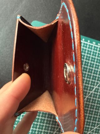 Monedero/Tarjetero hecho a mano