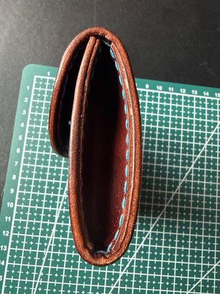 Monedero/Tarjetero hecho a mano