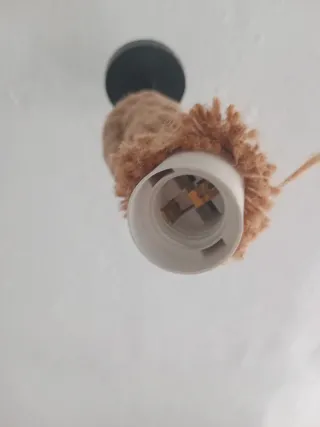 Lámpara de techo de cuerda yute