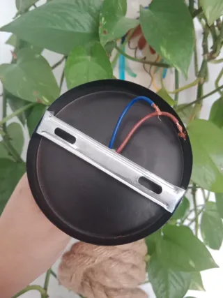 Lámpara de techo de cuerda yute