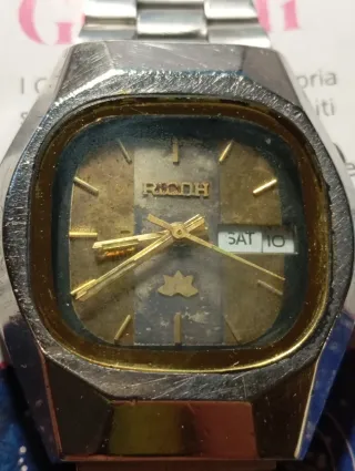 Orologio Ricoh oro e argento