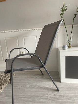 Silla de exterior/interior gris