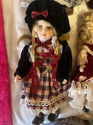 Set di 6 Bambole in Porcellana