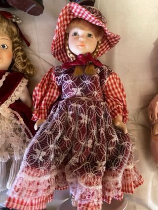 Set di 6 Bambole in Porcellana