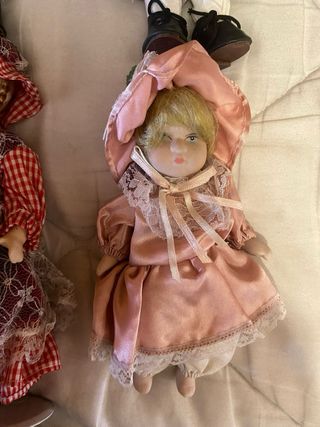 Set di 6 Bambole in Porcellana