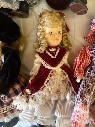 Set di 6 Bambole in Porcellana