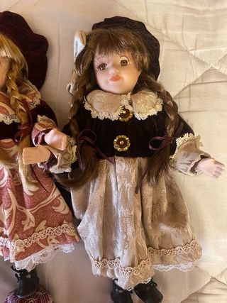 Set di 6 Bambole in Porcellana