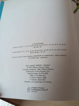 Libro de animales