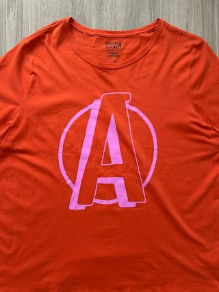 Camiseta Marvel Avengers Logo “A” Naranja (Talla X
