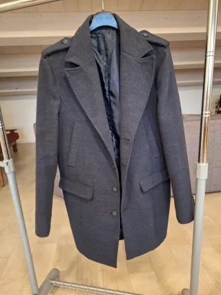 Cappotto uomo blu scuro