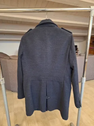 Cappotto uomo blu scuro
