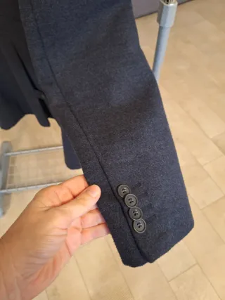 Cappotto uomo blu scuro