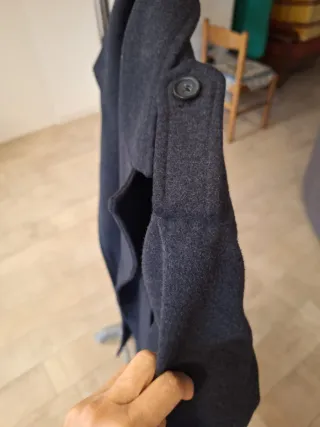 Cappotto uomo blu scuro