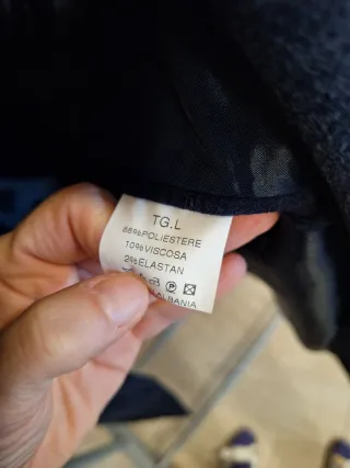 Cappotto uomo blu scuro