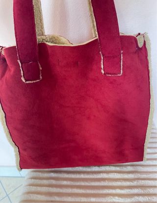 Borsa tote Replay rossa con ricami
