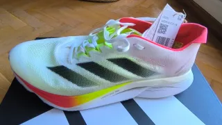 Adidas Adizero Boston 12 Naranja Blanco