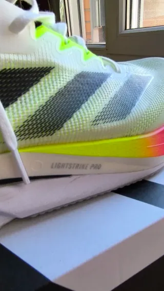 Adidas Adizero Boston 12 Naranja Blanco