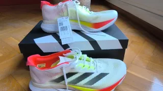 Adidas Adizero Boston 12 Naranja Blanco