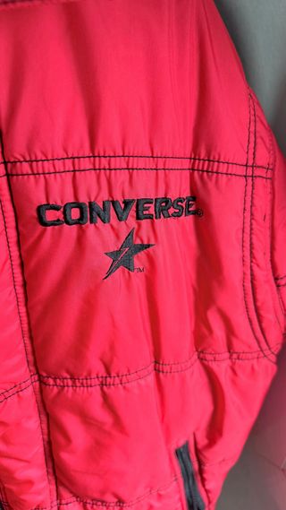 Chaqueta Converse Vintage Roja y Negra