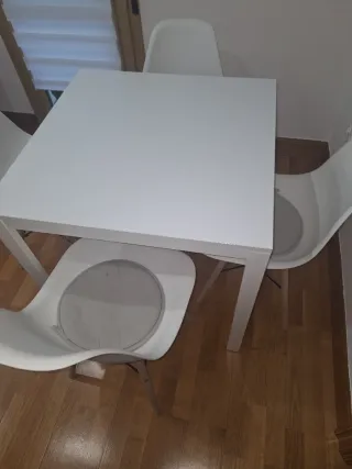 Mesa Comedor Ikea 75x75 Blanca