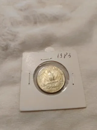 Moneta da 25 centesimi USA 1983