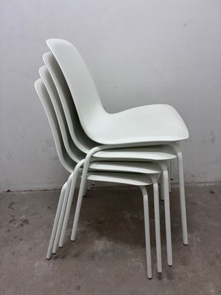 4 Sillas LIDAS Ikea Blancas