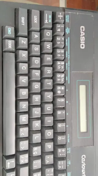 Máquina de escribir eléctrica Casio CW-16