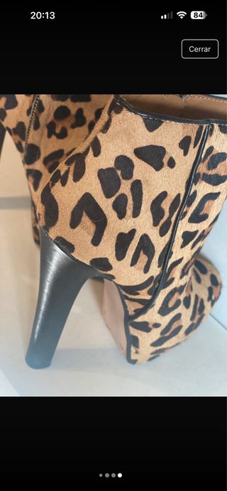 Botines leopardo Zara