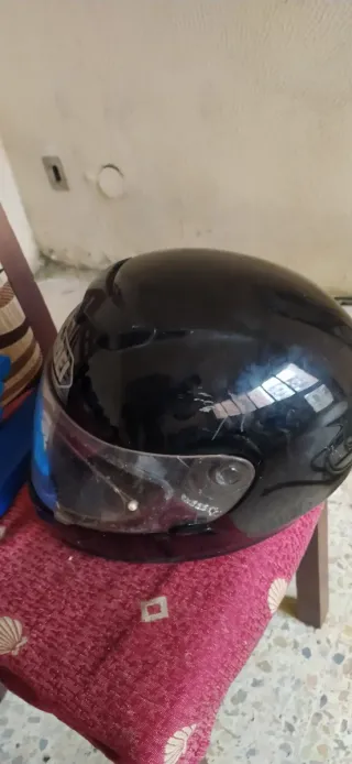 Casco Moto SHOEI Negro. Talla E6