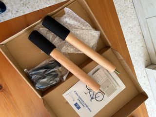 Soporte Pared Madera Bicicleta