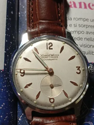 Orologio Xaros Watch Ancre 17 Rubis Antimagnetico