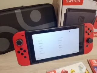 Nintendo Switch + 4 juegos + accesorios