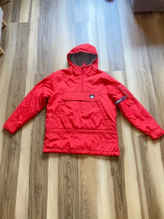 Pull&Bear Abrigo Rojo Plumas